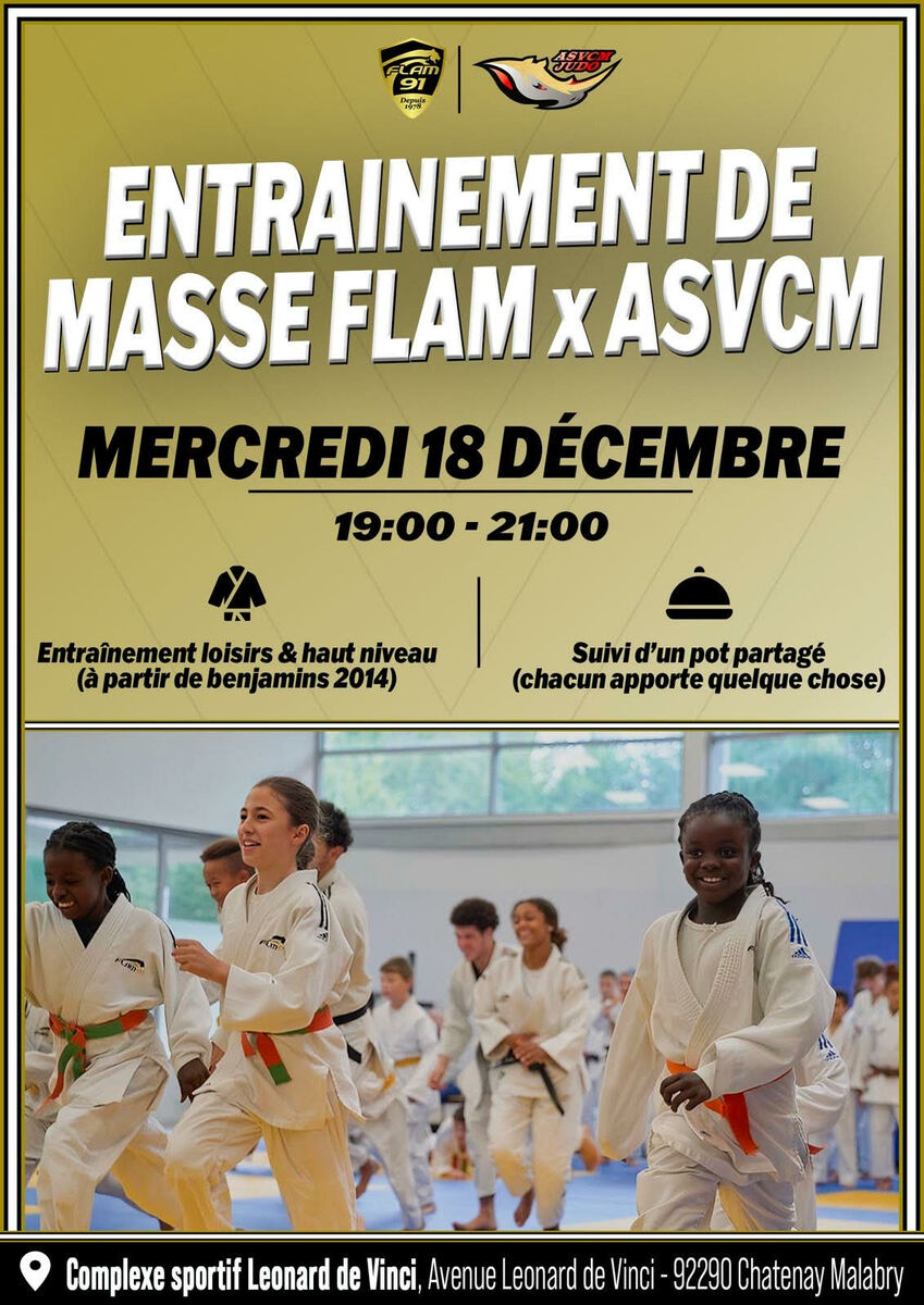 Entraînement de masse avec le Flam 91 mercredi 18 décembre 2024