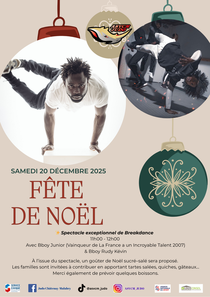 Fête de Noël Spectacle de break dance - Samedi 20 décembre 2025