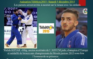 Téléthon 2015 à l'ASVCM judo