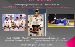 Journée de pratique féminine à l'ASVCM judo
