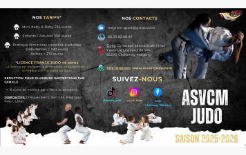 La rentrée à l'ASVCM judo