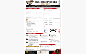 🥋 Lancement des réinscriptions 2026-2027