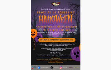 Stage des vacances de la Toussaint 2026