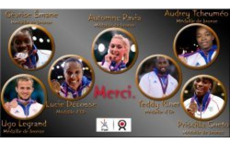 JO de Londres 2012  : 7 médailles dont deux en or!