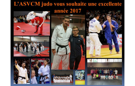 L'ASVCM judo vous présente ses meilleurs voeux pour 2017