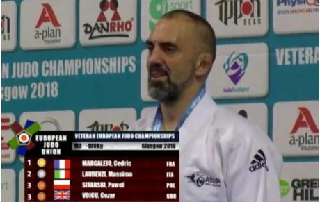 Cédric MARGALEJO, double champion d'Europe Masters à Glascow 