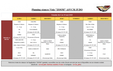Séances en live du 4 au 10 mai 2020
