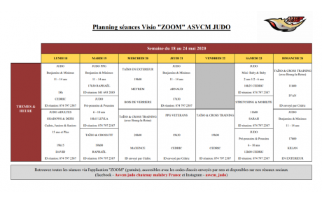 Séances en live du 18 au 24 mai 2020