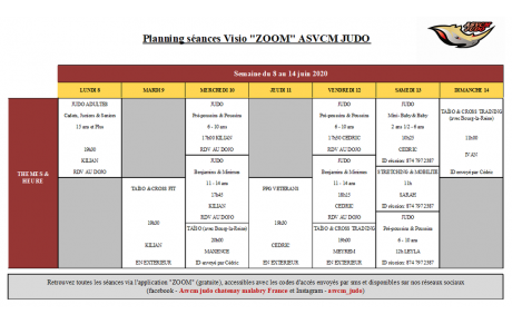 Séances du 8 au 14 juin 2020