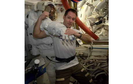 Un judoka dans l'espace...