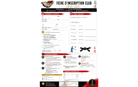🥋 Lancement des réinscriptions 2026-2027